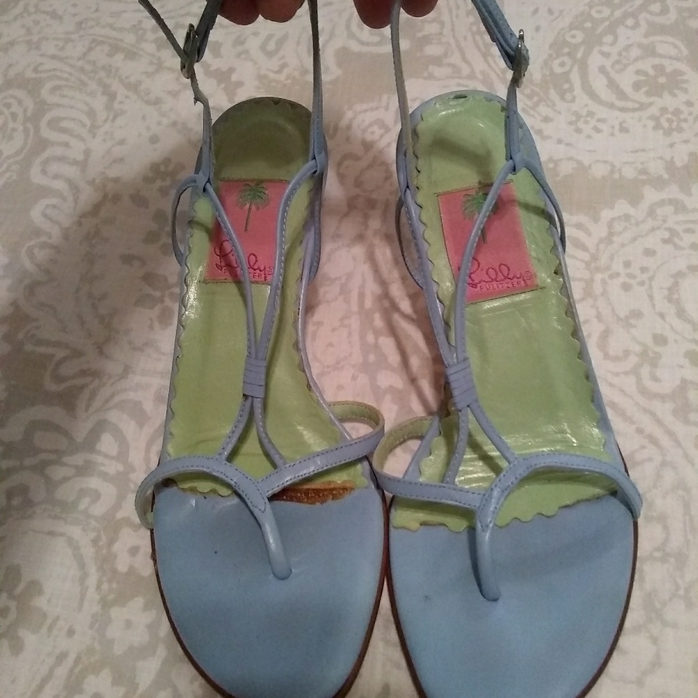 Lilly Pullitzer strappy sandals